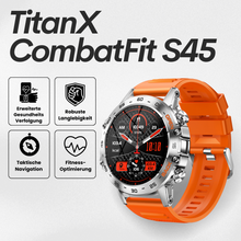 Lade das Bild in den Galerie-Viewer, TitanX CombatFit S45 - unzerstörbare zertifizierte Gesundheitsuhr (2026)