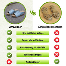 Lade das Bild in den Galerie-Viewer, VivaStep - Schmerzlindernde Komfortsandalen | Ergonomisches Design & Rutschfest