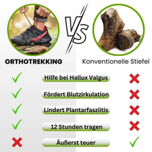 Lade das Bild in den Galerie-Viewer, OrthoTrekking - ergonomische schmerzlindernde Trekking u.- Wanderschuhe - (1+1 Gratis)