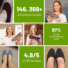 Lade das Bild in den Galerie-Viewer, Orthorinas - Gesunde & rutschfeste Ballerinas für mehr Bewegung & Gewichtsverlust