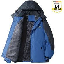 Lade das Bild in den Galerie-Viewer, Hochwertige Herren-Outdoorjacke mit Kapuze – Wasserdicht, winddicht und warm gefüttert für Herbst und Winter