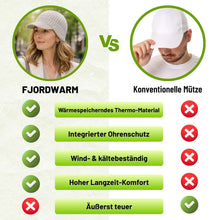 Lade das Bild in den Galerie-Viewer, Fjordwarm – Skandinavische Mütze mit Ohrenschutz