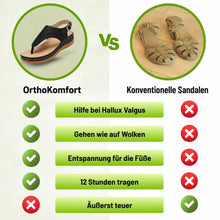 Lade das Bild in den Galerie-Viewer, OrthoKomfort - Bequeme Sandalen | Ergonomische Unterstützung