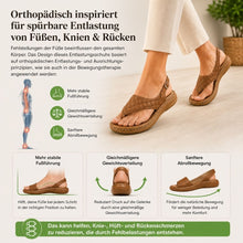 Lade das Bild in den Galerie-Viewer, OrthoKomfort - Schmerzlindernde Komfort-Sandalen | Rutschfest & Federleicht