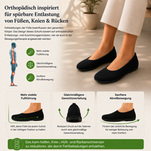 Lade das Bild in den Galerie-Viewer, Orthorinas – Schmerzlindernde Komfort-Ballerinas – Unisex | Ergonomisches Design