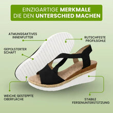 Lade das Bild in den Galerie-Viewer, OrthoStella - Schmerzlindernde Komfort-Sandalen | Rutschfest & Federleicht