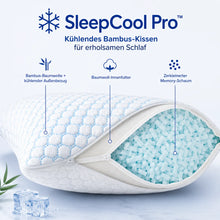 Lade das Bild in den Galerie-Viewer, SleepCool Pro - Kühlendes & ergonomisches Bambus-Kissen für erholsamen Schlaf