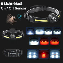 Lade das Bild in den Galerie-Viewer, THUNDERLIGHT - Profi Stirnlampe 1000 Lumen inkl. Rotlichtmodi
