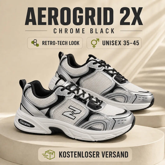 AeroGrid 2X – Unisex Retro-Tech Sneaker