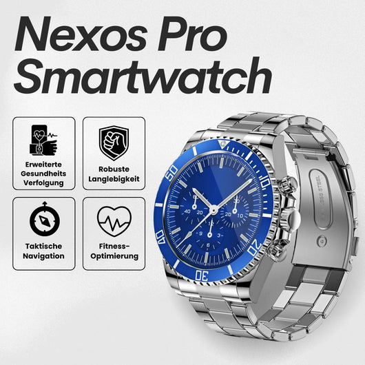Nexos Pro Smartwatch - Unzerstörbare Gesundheitsuhr (2026)