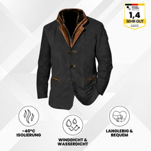 Lade das Bild in den Galerie-Viewer, Clooney - Hochwertige Lederjacke für jede Jahreszeit
