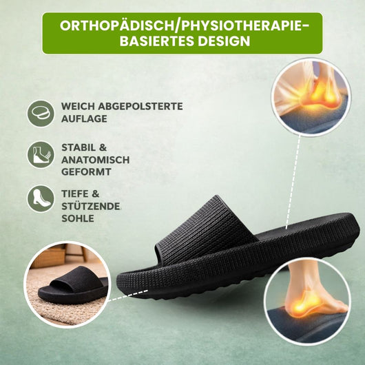 OrthoSlipper – Anatomisch stützende Komfort-Pantoletten | Ergonomisches Design