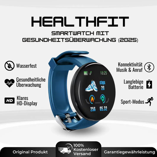 HealthFit - Gesundheits u.-Fitness-Smartwatch (2026)