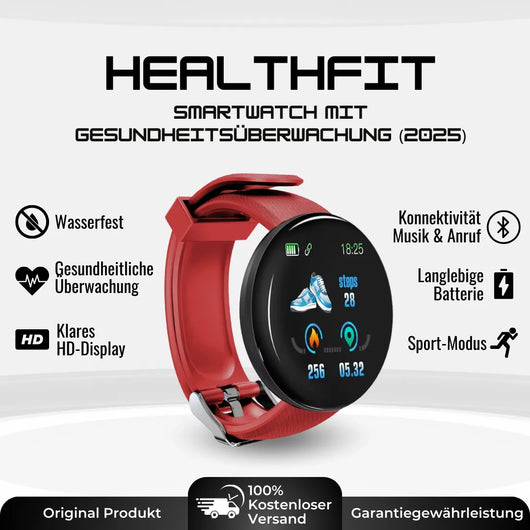 HealthFit - Gesundheits u.-Fitness-Smartwatch (2026)