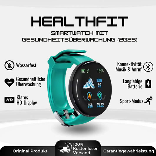 HealthFit - Gesundheits u.-Fitness-Smartwatch (2026)