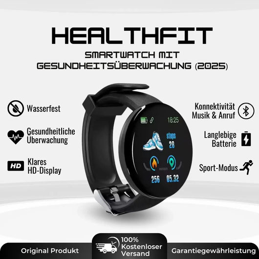 HealthFit - Gesundheits u.-Fitness-Smartwatch (2026)