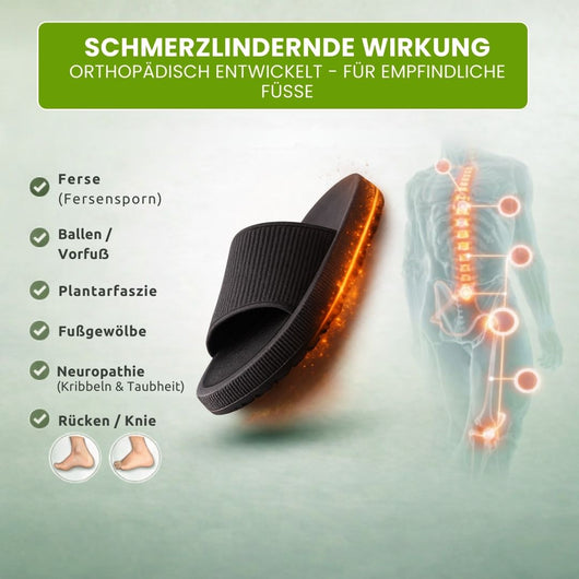 OrthoSlipper – Anatomisch stützende Komfort-Pantoletten | Ergonomisches Design
