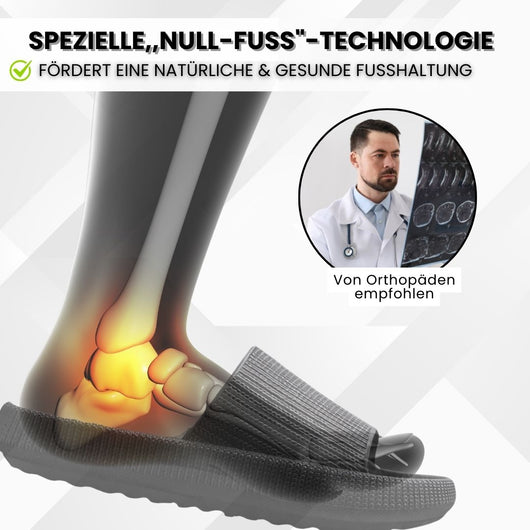 OrthoSlipper – Anatomisch stützende Komfort-Pantoletten | Ergonomisches Design