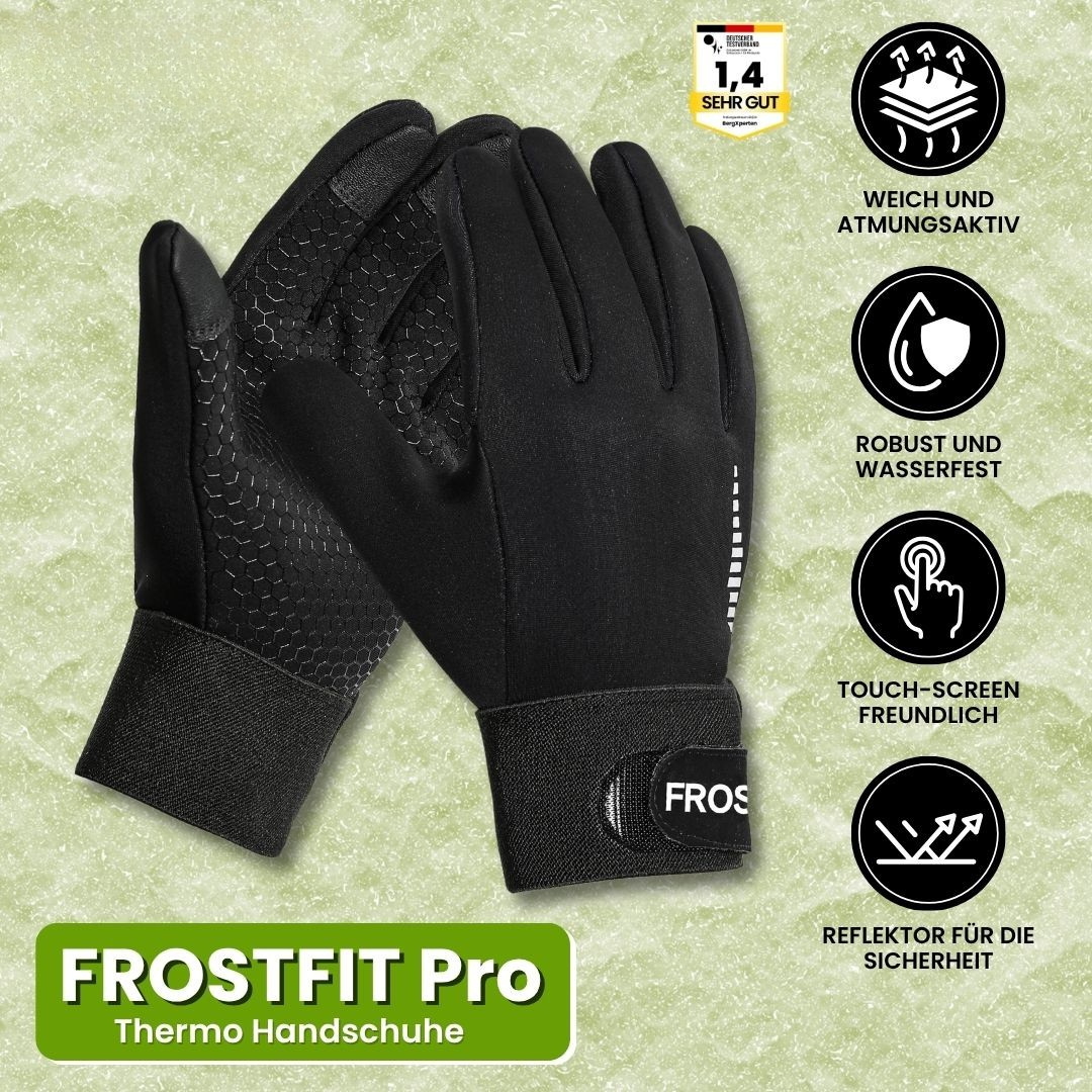 FROSTFIT PRO - Extrem rutschfester & reflektierender Thermohandschuh