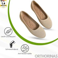 Lade das Bild in den Galerie-Viewer, Orthorinas - ergonomische schmerzlindernde Ballerinas
