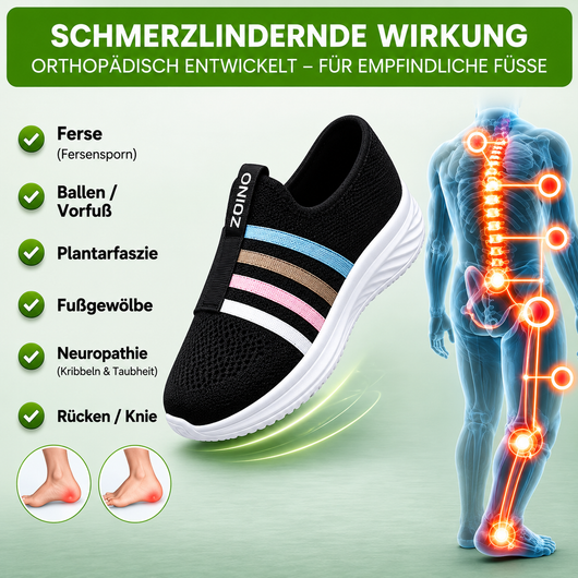 LeichtFuß - Schmerzlinderne Komfort-Schuhe für Damen | Atmungsaktiv · Ultraleicht · Weiche Sohle