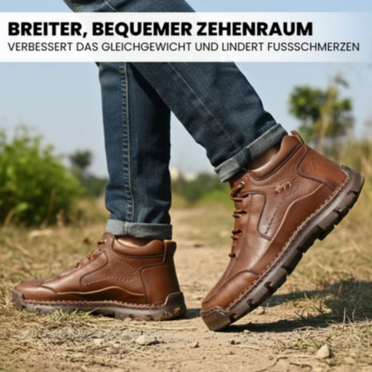 Orthopädische Premium-Lederstiefel | Ganztägiger Tragekomfort
