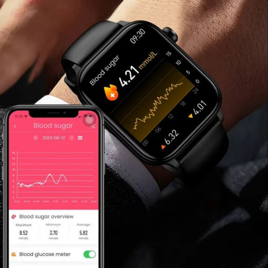 GlucoCare SOS – Smartwatch zur Unterstützung bei Schmerzen mit SOS & Sturzerkennung (2026)