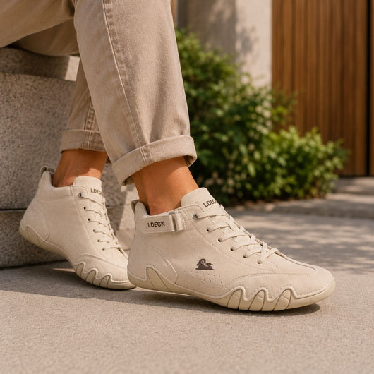 Alpaca – Komfortable Leder-Barfußschuhe mit schmerzlindernder Wirkung | Rutschfest & Federleicht