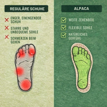 Lade das Bild in den Galerie-Viewer, Alpaca – Komfortable Leder-Barfußschuhe mit schmerzlindernder Wirkung | Rutschfest &amp; Federleicht
