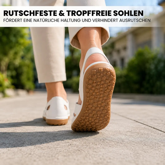 BellaVita Komfort-Sandale aus Leder — Bequeme Sandalen | Ergonomische Unterstützung
