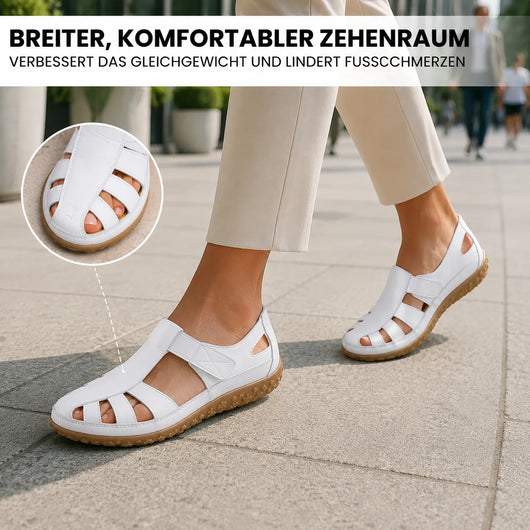BellaVita Komfort-Sandale aus Leder — Bequeme Sandalen | Ergonomische Unterstützung