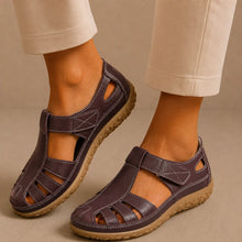 Lade das Bild in den Galerie-Viewer, BellaVita Komfort-Sandale aus Leder — Bequeme Sandalen | Ergonomische Unterstützung