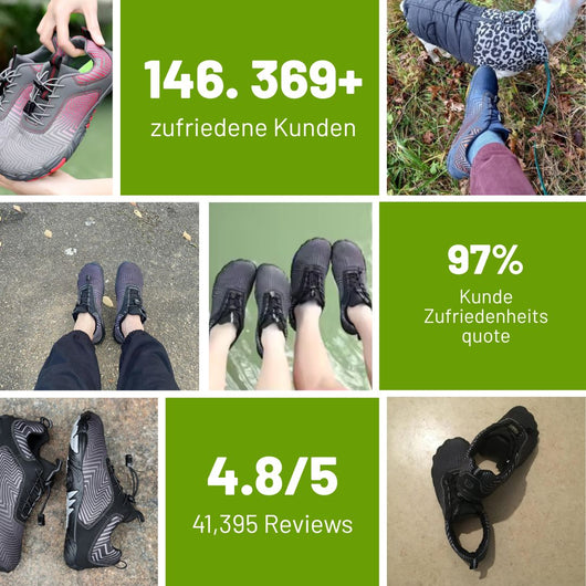 FALKO - ergonomische, schmerzlindernde & wasserabweisende Barfußschuhe für Schwangerschaft & Nachgeburt