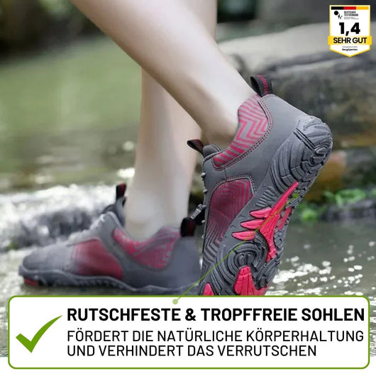 FALKO - ergonomische, schmerzlindernde & wasserabweisende Barfußschuhe für Schwangerschaft & Nachgeburt