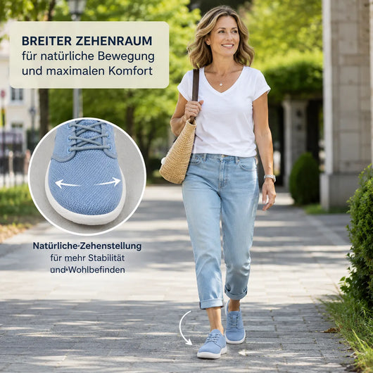 FeelFree – Extra breite Komfort-Sneaker | Entlastung bei Hallux & schmerzenden Füßen
