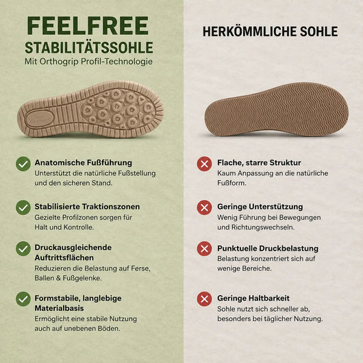 Feelfree - Ergonomische Schmerzlinderungs-Schuhe | Rutschfest & Federleicht inkl. Reisverschluss
