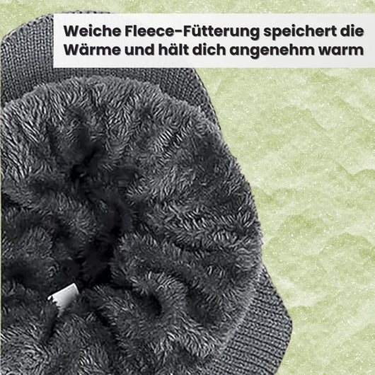 Fjordwarm – Skandinavische Mütze mit Ohrenschutz