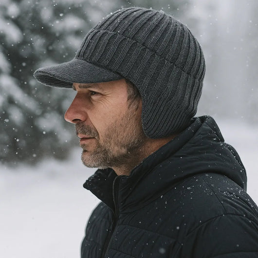 Fjordwarm – Skandinavische Wintermütze mit Ohrenschutz (Unisex-Einheitsgröße)