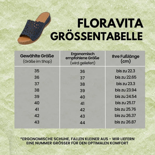 FloraVita - Schmerzlindernde Vintage-Sandale aus Leder | Rutschfest & Federleicht