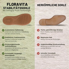 Lade das Bild in den Galerie-Viewer, FloraVita - Schmerzlindernde Vintage-Sandale aus Leder | Rutschfest &amp; Federleicht
