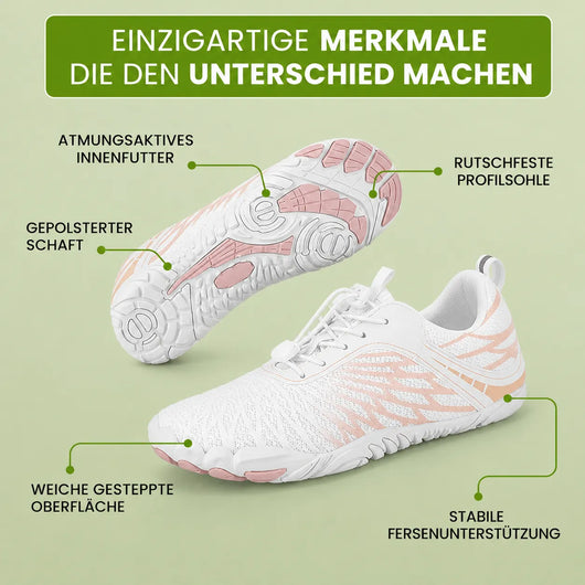 FloraX Pro - ergonomische & schmerzlindernde | wasserdichte Barfußschuhe