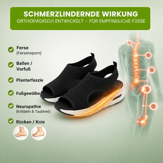 Florax Sandalen - schmerzlindernde Komfortsandalen | Ergonomisches Design