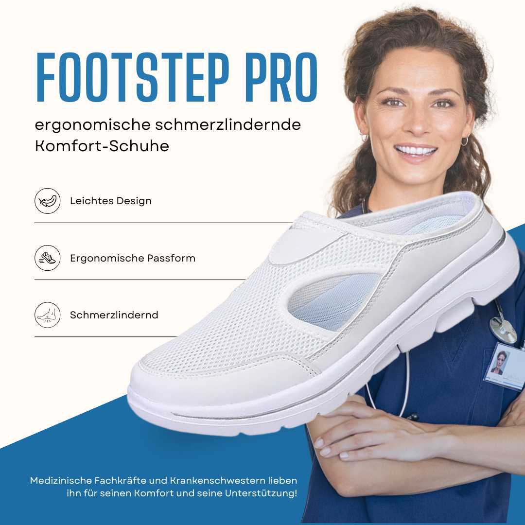 Footstep Pro - ergonomische & rutschfeste Komfortschuhe (2026)