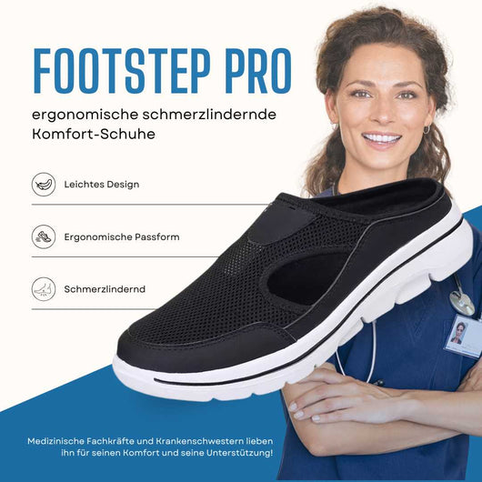 Footstep Pro - ergonomische & rutschfeste Komfortschuhe (2026)