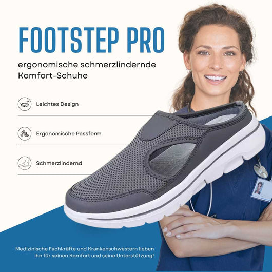 Footstep Pro - ergonomische & rutschfeste Komfortschuhe (2026)