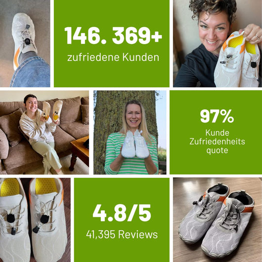 FreeStep - ergonomische, schmerzlindernde & wasserdichte Barfußschuhe