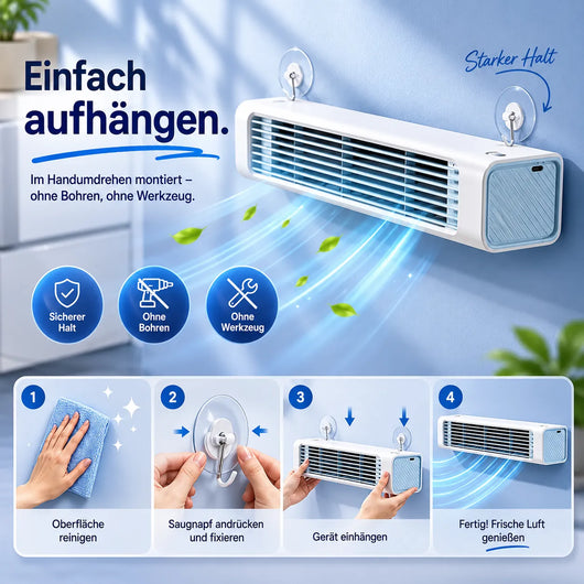 Alpenluft Pro -  Tragbarer Klimakühler ohne Installation