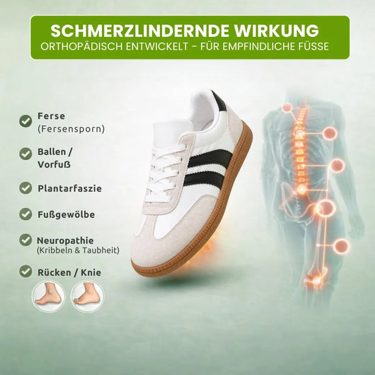 Fusswohl— Schmerzlindernde Komfort-Sneaker | Federleicht & Atmungsaktiv