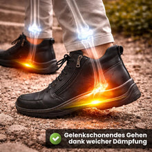Lade das Bild in den Galerie-Viewer, FussFit - ergonomische, schmerzlindernde, rutschfeste Leder-Barfußschuhe