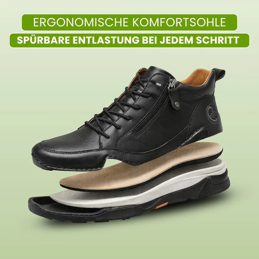 FussFit - ergonomische, schmerzlindernde, rutschfeste Leder-Barfußschuhe